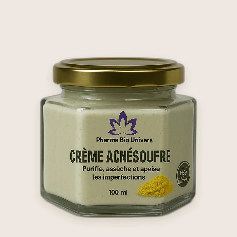 Crème au Soufre – Peau Éclatante & Purifiée Naturellement