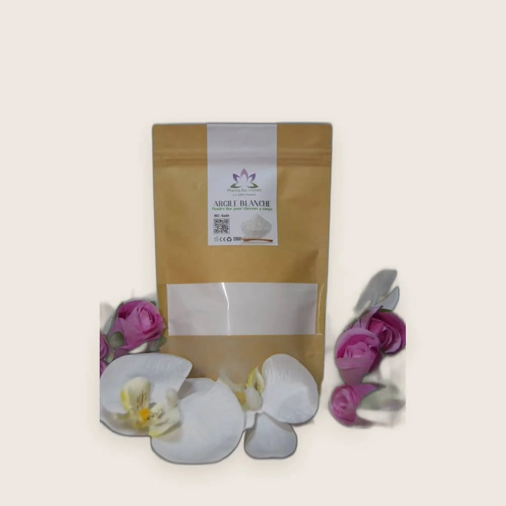 Argile Blanche 200g – Douceur Naturelle Peau & Cheveux
