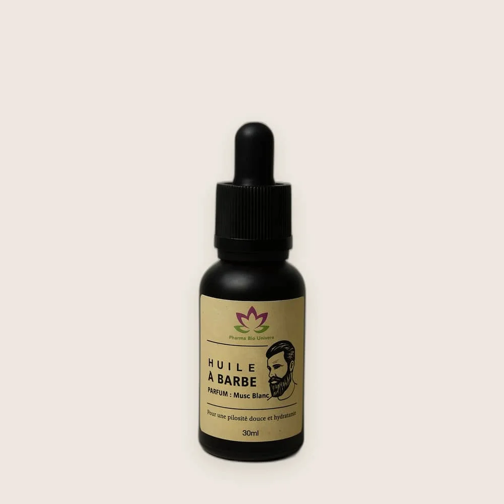 Huile à Barbe 30ml – Barbe Douce, Soin Naturel & Hydratant
